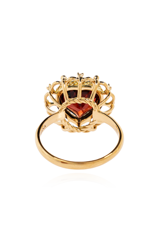 Dolce & Gabbana Gray Brass Ring main image 0
